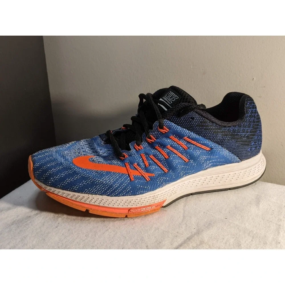 Nike Air Zoom Elite 8 Size US Womens 7.5 Blue Running Trainers - Picture 6 of 9